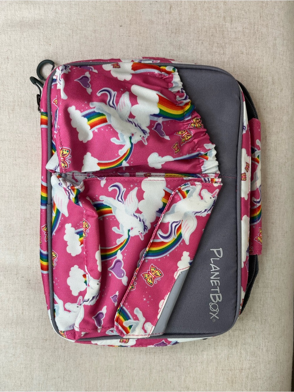 PlanetBox Kids Unicorn Lunch Bag in Pink